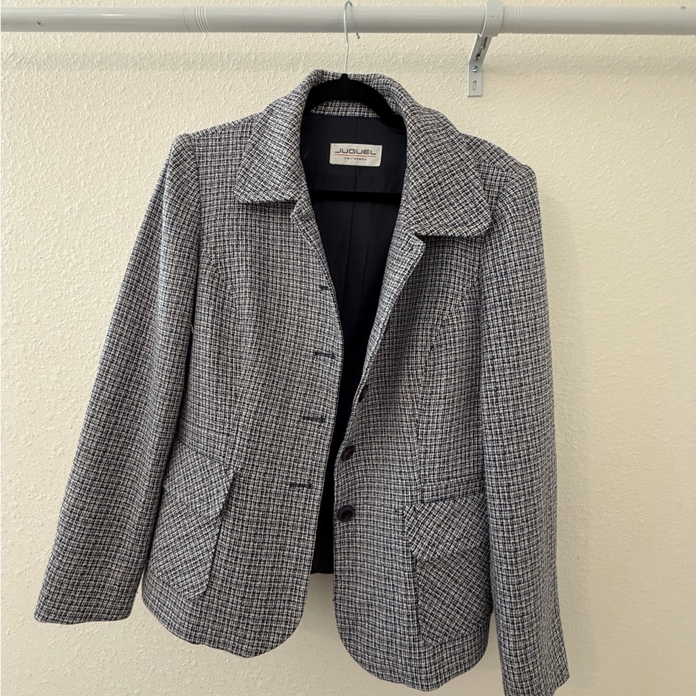 Juguel Uniformes Houndstooth Blazer